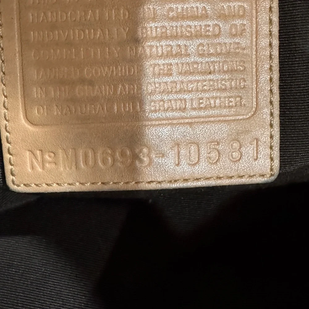 Coach Tan Leather shoulder tote Bag 10581